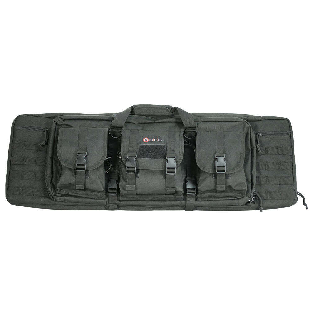 Soft Gun Cases G Outdoors Inc. 600D Polyester GPS DRC36       DOUBLE RIFLE CASE  36"         BLK